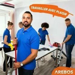 AREBOS Lot De 5 Sacs D'aspirateur | Compatibles Avec Les Aspirateurs Industriels | 1800 W | Avec EAN 4260627420117 | Papier Spécial | 2 Couches | 41,5 X 43 Cm -Aspirateur et sac Soldes 55213324 3