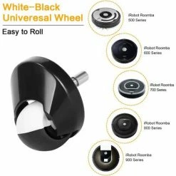2 Pack Roue De Roulette De Remplacement Pour L'assemblage De Roulettes Pour IRobot Aspirateur Roomba 500 600 700 800 900 Series 560 620 650 770 780 880 980 960 Fontainebleau -Aspirateur et sac Soldes 55255419 5