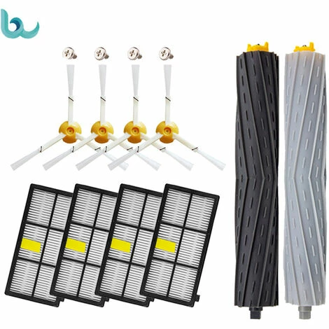 DECKON Kit d'accessoires pour iRobot Roomba série 860 980, Accessoires de robot de balayage 860 980 rouleau de filtre brosse brosse latérale ensemble Haipa DECKON Kit D'accessoires Pour IRobot Roomba Série 860 980, Accessoires De Robot De Balayage 860 980 Rouleau De Filtre Brosse Brosse Latérale Ensemble Haipa -Aspirateur et sac Soldes 55761571 1