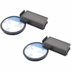 Vhbw 4 Filtres D'aspirateur, Compatible Avec Moulinex MO3951PA, MO3953PA, MO3967PA, MO3969PA, MO3985PA, Filtre D'évacuation HEPA, Filtre Pré-moteur