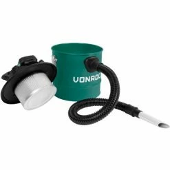 VONROC Aspirateur à Cendres Sans Fil 20V - Réservoir 12L - Filtre HEPA – Batterie 2.0Ah Et Chargeur Rapide Inclus -Aspirateur et sac Soldes 56489195 3