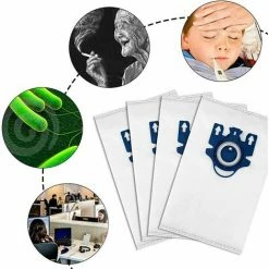 TINOR 10 Remplacement Sac Avec 2 Filtre Pour Aspirateur Miele HyClean 3D Efficiency GN Classic C1 Complete C2 C3 S2000 S5000 S8000 Series - 9917730 -Aspirateur et sac Soldes 57219636 3