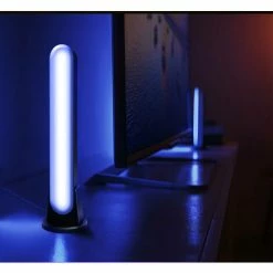 GUAZHUNIFR Lot De 2 Smart Lampe LED, RGB Smart Lampe Bureau Avec 26 Effets D'éclairage Et 8 Modes De Musique, Gaming Deco Lampe, RGB Smart Lampe Bureau Contrôlées Par APP Pour TV, PC, Décoration De Chambre 3 GUAZHUNIFR Lot De 2 Smart Lampe LED, RGB Smart Lampe Bureau Avec 26 Effets D'éclairage Et 8 Modes De Musique, Gaming Deco Lampe, RGB Smart Lampe Bureau Contrôlées Par APP Pour TV, PC, Décoration De Chambre -Aspirateur et sac Soldes 57597832 4