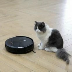 AIRROBO Aspirateur Robot Spécial Poils D'Animaux 2600Pa, 140min D'Autonomie, Recharge Automatique, Collecteur 510ml, Contrôle Avec App/Alexa/WiFi, Pour Sols, Tapis, Silencieux 65dB -Aspirateur et sac Soldes 57933316 4