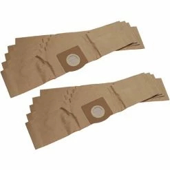 Vhbw 10x Sacs Compatible Avec Kärcher WD 1 Compact Battery Set, WD 1 Compact Battery Aspirateur - Papier Marron