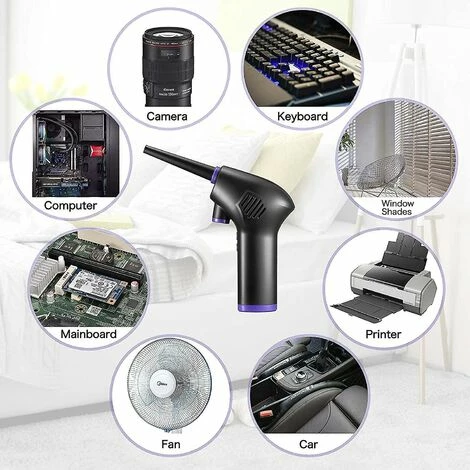 Ensoleillé Aspirateurs à air comprimé pour ordinateurs, Lasogi Usb Air Duster pour le nettoyage, Mini aspirateur rechargeable 15000mah, Aspirateur clavier W Ensoleillé Aspirateurs à Air Comprimé Pour Ordinateurs, Lasogi Usb Air Duster Pour Le Nettoyage, Mini Aspirateur Rechargeable 15000mah, Aspirateur Clavier W -Aspirateur et sac Soldes 58080759 2