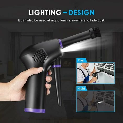 Ensoleillé Aspirateurs à air comprimé pour ordinateurs, Lasogi Usb Air Duster pour le nettoyage, Mini aspirateur rechargeable 15000mah, Aspirateur clavier W Ensoleillé Aspirateurs à Air Comprimé Pour Ordinateurs, Lasogi Usb Air Duster Pour Le Nettoyage, Mini Aspirateur Rechargeable 15000mah, Aspirateur Clavier W -Aspirateur et sac Soldes 58080759 3