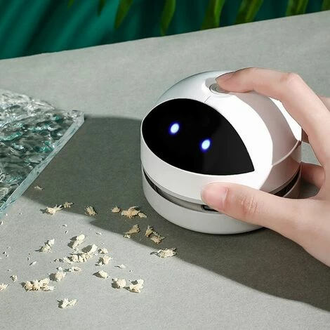 MONLY Mini aspirateur pour Table de bureau, avec chargeur USB, et brosse propre, pour le bureau et la maison MONLY Mini Aspirateur Pour Table De Bureau, Avec Chargeur USB, Et Brosse Propre, Pour Le Bureau Et La Maison -Aspirateur et sac Soldes 58282661 2