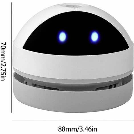 MONLY Mini aspirateur pour Table de bureau, avec chargeur USB, et brosse propre, pour le bureau et la maison MONLY Mini Aspirateur Pour Table De Bureau, Avec Chargeur USB, Et Brosse Propre, Pour Le Bureau Et La Maison -Aspirateur et sac Soldes 58282661 5