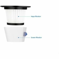 CHANCEY Lot De 2 Filtres De Rechange Pour Aspirateur Sans Fil Convient Pour Le Filtre D'aspirateur à Main Dibea T6 C17 T1,SEMAket 2 CHANCEY Lot De 2 Filtres De Rechange Pour Aspirateur Sans Fil Convient Pour Le Filtre D'aspirateur à Main Dibea T6 C17 T1,SEMAket -Aspirateur et sac Soldes 58427444 3