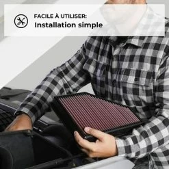 DECKON 33-3005 Filtre à Air Du Moteur: Haute Performance, Premium, Lavable, Filtre De Remplacement, Plus De Pouvoir, 2012-2019 (Golf, Tiguan, Passat, Polo, A3, Q2, S3, TT, Ateca, Leon, Laroq, Octavia) 2 DECKON 33-3005 Filtre à Air Du Moteur: Haute Performance, Premium, Lavable, Filtre De Remplacement, Plus De Pouvoir, 2012-2019 (Golf, Tiguan, Passat, Polo, A3, Q2, S3, TT, Ateca, Leon, Laroq, Octavia) -Aspirateur et sac Soldes 59386964 3