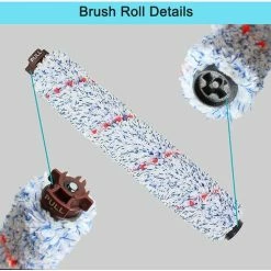 EINEMGELD Un Ensemble De 6 Pièces De Rechange Compatibles Avec Les Aspirateurs Bissell CrossWave, 3 1868 Rouleaux Brosses Multi-surfaces, 3 1866 Packs De Filtres Sous Vide, Par Rapport Aux Pièces 1608683, 160-8683, 1608684 -Aspirateur et sac Soldes 59434001 4