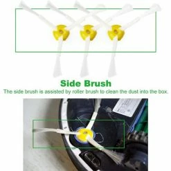 EINEMGELD Replacement Accessories Kit For Roomba 600 Series 600 620 630 650 655 660 680- Includes 3 Pack Filter And Side Brush, 1 Pack Bristle Brush And Flexible Beater Brush, 2 Pack Cleaning Tool -Aspirateur et sac Soldes 59434028 5