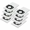 EINEMGELD 8 Pièces WD5 Sac Filtrant En Polaire Sac Filtrant à Poussière Pour Aspirateur Kärcher WD4 WD5 WD5 / P MV4 MV5 MV6 Aspirateur Eau Et Poussière, Remplacer 2.863-006.0