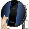 ULTENIC D5 - Aspirateur Robot Ultramince - Aspiration De 3000 Pa - Batterie 2600mAh - Connecté Bluetooth Et WIFI - Convient Aux Personnes âgées