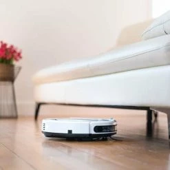 EZICLEAN EZICOM - Aqua IMap A150 - Robot Aspirateur Laveur Connecté - Navigation Gyro+ - 60dB - 70 Min - 75 M² - 330 Ml -Aspirateur et sac Soldes 60044020 3