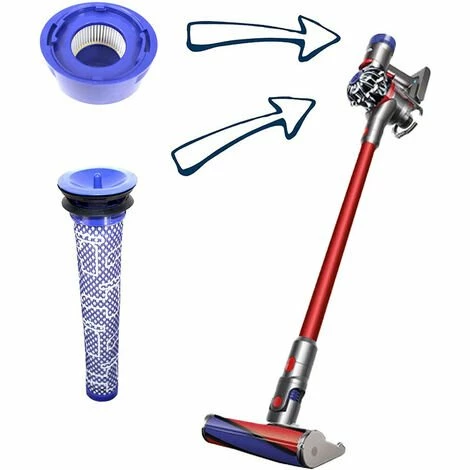 MINETGNON Kit pack de 4 filtres Post Moteur et Filtre Pr¨¦ moteur pour Dyson aspirateur V8 V7 MINETGNON Kit Pack De 4 Filtres Post Moteur Et Filtre Pr¨¦ Moteur Pour Dyson Aspirateur V8 V7 -Aspirateur et sac Soldes 60155099 2