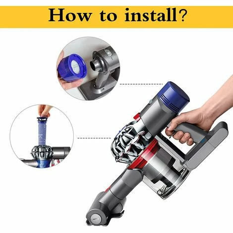 MINETGNON Kit pack de 4 filtres Post Moteur et Filtre Pr¨¦ moteur pour Dyson aspirateur V8 V7 MINETGNON Kit Pack De 4 Filtres Post Moteur Et Filtre Pr¨¦ Moteur Pour Dyson Aspirateur V8 V7 -Aspirateur et sac Soldes 60155099 4