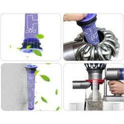 MINETGNON Kit Pack De 4 Filtres Post Moteur Et Filtre Pr¨¦ Moteur Pour Dyson Aspirateur V8 V7 4 MINETGNON Kit Pack De 4 Filtres Post Moteur Et Filtre Pr¨¦ Moteur Pour Dyson Aspirateur V8 V7 -Aspirateur et sac Soldes 60155099 5