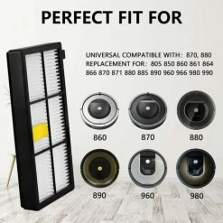 MINETGNON Pack De 3 Replacements De Filtre Pour IRobot Aspirateur S¨¦ries 800 And 900 - Haut Efficacit¨¦ -Aspirateur et sac Soldes 60155103 5