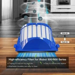 MINETGNON Kit De 13 Accesoires Pour IRobot Roomba Aspirateur Models 600 605 610 616 620 625 630 631 632 639 650 651 660 670 680 681 691 696 -Aspirateur et sac Soldes 60155104 3