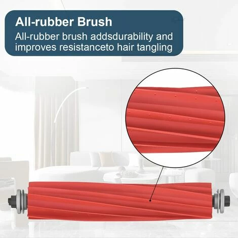 CHANCEY Brosse Principale de Rechange pour Roborock S7 S7 Plus S7 MaxV T7s T7s Plus, Brosse en Caoutchouc pour Roborock Q7 Max Q7 Max Plus Robot Aspirateur,SEMAket CHANCEY Brosse Principale De Rechange Pour Roborock S7 S7 Plus S7 MaxV T7s T7s Plus, Brosse En Caoutchouc Pour Roborock Q7 Max Q7 Max Plus Robot Aspirateur,SEMAket -Aspirateur et sac Soldes 60414803 4