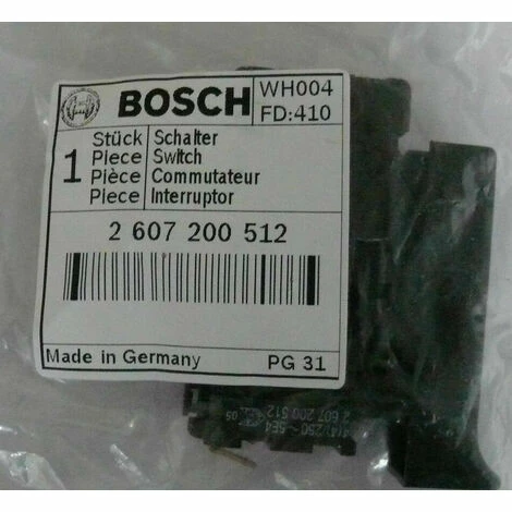 BOSCH REPUESTOS Pièce détachée BOSCH 2607200512 Commutateur BOSCH REPUESTOS Pièce Détachée BOSCH 2607200512 Commutateur -Aspirateur et sac Soldes 60539114 1