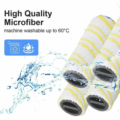 BENOBBY KIDS Rouleaux de Rechange pour Kärcher FC7 FC3 FC5 FC3D, Accessoire 2.055-006.0 - Lot de 4 BENOBBY KIDS Rouleaux De Rechange Pour Kärcher FC7 FC3 FC5 FC3D, Accessoire 2.055-006.0 - Lot De 4 -Aspirateur et sac Soldes 60647203 2