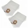 Vhbw 10x Sacs Compatible Avec Kärcher T 10/1, T 10/1 Adv, T101eco!efficiency Aspirateur - Microfibres Non Tissées, 36cm X 23,5cm Blanc