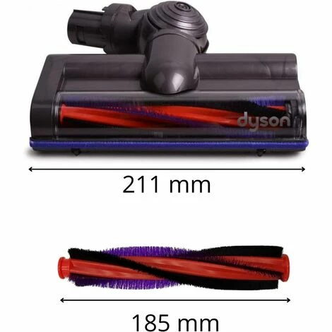 MEZHENG Compatible avec Dyson V6 DC59, DC62, SV03, SV073 Brosse rotative 18,5 cm MEZHENG Compatible Avec Dyson V6 DC59, DC62, SV03, SV073 Brosse Rotative 18,5 Cm -Aspirateur et sac Soldes 61309955 3