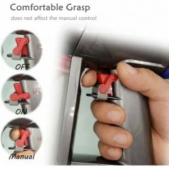 FLYME Pince De Commande Du Bouton On/Off Compatible [Ensemble De 2] Avec Dyson V15 V6 V8 V7 V10 V11 Absolute/Animal/Motorhead Aspirateur, Verrouille L'état Marche/Arrêt Du Bouton D'alimentation -Aspirateur et sac Soldes 63701548 4
