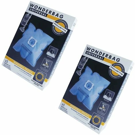 Lot de 2 boîtes (10 sacs microfibres) WONDERBAG (WB406120) Aspirateur ROWENTA, MOULINEX Lot De 2 Boîtes (10 Sacs Microfibres) WONDERBAG (WB406120) Aspirateur ROWENTA, MOULINEX -Aspirateur et sac Soldes 63749805 1