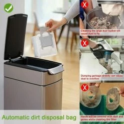 10 Pièces Adaptées Pour Irobot Roomba I7 Robot De Balayage Accessoires Sac à Poussière S9 Sac à Poussière E5 E6,HANBING -Aspirateur et sac Soldes 63783186 4