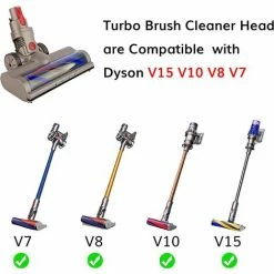 MEZHENG Tête De Nettoyeur De Brosse à Turbine Motorhead Compatible Avec L'aspirateur Dyson V15 V11 V10 V8 V7 Pour Nettoyer Les Tapis, Les Sols, Les Carreaux -Aspirateur et sac Soldes 63799803 3
