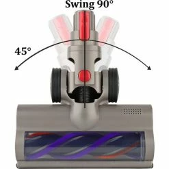 MEZHENG Tête De Nettoyeur De Brosse à Turbine Motorhead Compatible Avec L'aspirateur Dyson V15 V11 V10 V8 V7 Pour Nettoyer Les Tapis, Les Sols, Les Carreaux -Aspirateur et sac Soldes 63799803 4