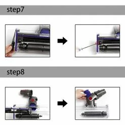 MEZHENG Soft Roller Blue Hose For Dyson V6 V7 V8 V10 V11 Vacuum Cleaner Replacement Attachment Accessories 4 MEZHENG Soft Roller Blue Hose For Dyson V6 V7 V8 V10 V11 Vacuum Cleaner Replacement Attachment Accessories -Aspirateur et sac Soldes 63799968 5