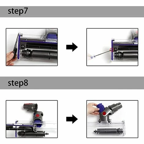 MEZHENG Soft Roller blue Hose For Dyson V6 V7 V8 V10 V11 Vacuum Cleaner Replacement Attachment Accessories MEZHENG Soft Roller Blue Hose For Dyson V6 V7 V8 V10 V11 Vacuum Cleaner Replacement Attachment Accessories -Aspirateur et sac Soldes 63799968 5