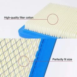 HKLFFJA Lot De 2 Cartouches De Filtre à Air Plat Pour Briggs & Stratton Cartouche De Filtre à Air D’origine De Rechange Convient Aux éléments De La Série 625e 675ex 725ex 625-675 -Aspirateur et sac Soldes 63869269 3