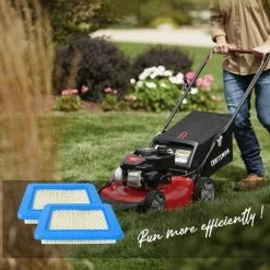 HKLFFJA Lot De 2 Cartouches De Filtre à Air Plat Pour Briggs & Stratton Cartouche De Filtre à Air D’origine De Rechange Convient Aux éléments De La Série 625e 675ex 725ex 625-675 -Aspirateur et sac Soldes 63869269 5