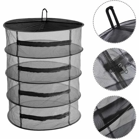 MEZHENG Filet de séchage - 4 Couches Maille Suspendue Filet De Séchage pour séchage d'herbes, Filet Séchage d'herbe avec des Fermetures À Glissière-45 Cm / 60 Cm… MEZHENG Filet De Séchage - 4 Couches Maille Suspendue Filet De Séchage Pour Séchage D'herbes, Filet Séchage D'herbe Avec Des Fermetures À Glissière-45 Cm / 60 Cm… -Aspirateur et sac Soldes 63891399 2