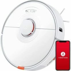 Roborock S7 Aspirateur Robot Puissant 2500Pa Robot LiDAR Navigation - APP- Blanc
