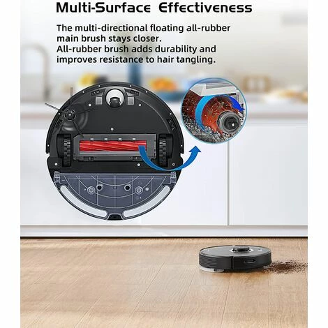 Roborock Q7 Max Aspirateur Robot Laveur 4200 Pa 180 Minutes d'Autonomie avec LiDAR, Mise à Niveau du S5 Max Noir Roborock Q7 Max Aspirateur Robot Laveur 4200 Pa 180 Minutes D'Autonomie Avec LiDAR, Mise à Niveau Du S5 Max Noir -Aspirateur et sac Soldes 64391999 3