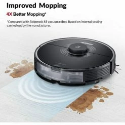 Roborock S7 Aspirateur Robot Puissant 2500Pa Robot LiDAR Navigation - APP-Noir -Aspirateur et sac Soldes 64392000 3
