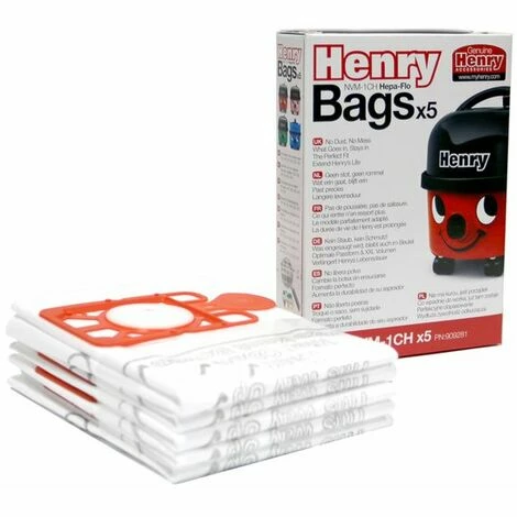 Numatic - sac aspirateur henry hepa-flo - boite de 5pcs - nvm1ch Numatic - Sac Aspirateur Henry Hepa-flo - Boite De 5pcs - Nvm1ch -Aspirateur et sac Soldes 65301659 1