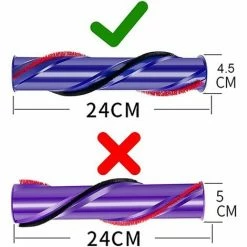 OSQI Brosse Rouleau Brosse Rouleau Pour Dyson V6 V7 SV11 Animal Pièce De Rechange Accessoire -968266-02 968266-04 -Aspirateur et sac Soldes 65503372 5