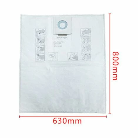 ELLE Lot de 2 sacs d'aspirateur pour aspirateur Festool CT36E CT CTM26 ELLE Lot De 2 Sacs D'aspirateur Pour Aspirateur Festool CT36E CT CTM26 -Aspirateur et sac Soldes 65532970 2