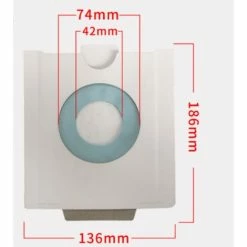 ELLE Lot De 2 Sacs D'aspirateur Pour Aspirateur Festool CT36E CT CTM26 2 ELLE Lot De 2 Sacs D'aspirateur Pour Aspirateur Festool CT36E CT CTM26 -Aspirateur et sac Soldes 65532970 3