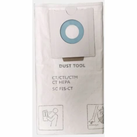 ELLE Lot de 2 sacs d'aspirateur pour aspirateur Festool CT36E CT CTM26 ELLE Lot De 2 Sacs D'aspirateur Pour Aspirateur Festool CT36E CT CTM26 -Aspirateur et sac Soldes 65532970 4