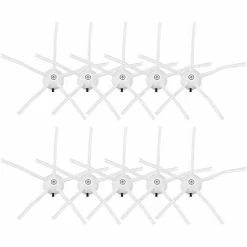 EINEMGELD 10 Brosses Latérales, Compatibles Avec Les Accessoires D'aspirateur Roborock T7S/Plus/S7