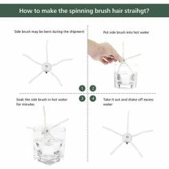 EINEMGELD 10 Brosses Latérales, Compatibles Avec Les Accessoires D'aspirateur Roborock T7S/Plus/S7 -Aspirateur et sac Soldes 66209679 3